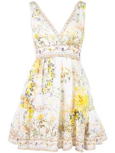 Camilla платье мини с цветочным принтом