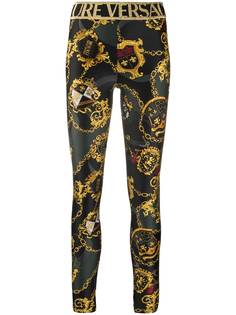 Versace Jeans Couture легинсы с принтом Baroque