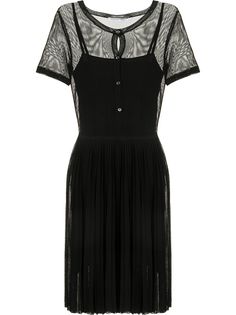 Christian Dior присборенное платье pre-owned