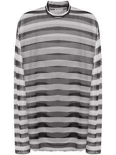 Sunnei полупрозрачный джемпер в полоску