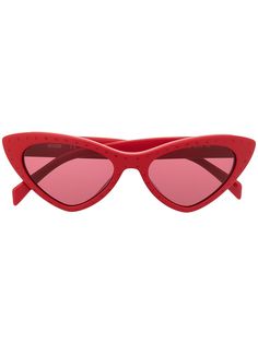 Moschino Eyewear солнцезащитные очки в оправе кошачий глаз