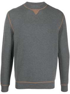 Eleventy джемпер с контрастной отделкой