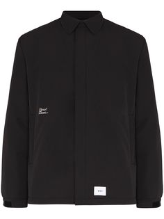 WTAPS куртка-рубашка с нашивкой-логотипом (W)Taps