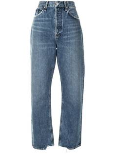 AGOLDE прямые джинсы из винтажного денима с завышенной талией
