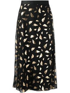 DVF Diane von Furstenberg юбка А-силуэта с узором