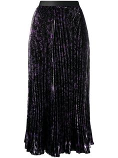 DVF Diane von Furstenberg плиссированная юбка миди Brett