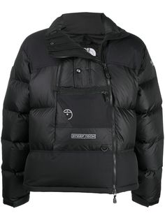 The North Face пуховик с передним карманом на молнии