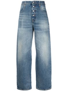 MM6 Maison Margiela зауженные джинсы с завышенной талией