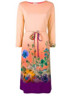 Etro платье миди с цветочным принтом