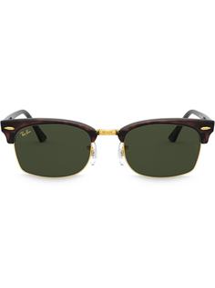 Ray-Ban солнцезащитные очки Clubmaster в квадратной оправе