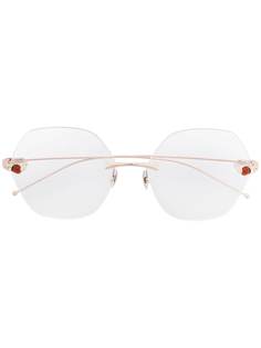 Pomellato Eyewear очки в безободковой оправе