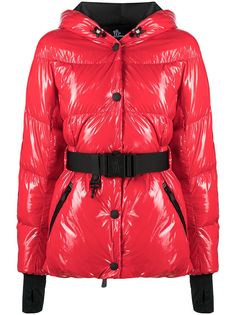 Moncler Grenoble пуховик с поясом
