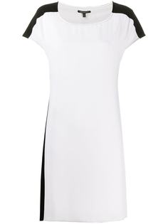 Armani Exchange платье миди в стиле колор-блок