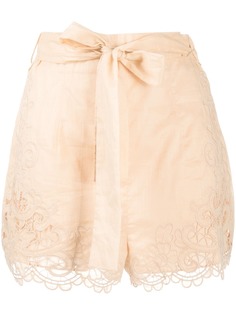 ZIMMERMANN шорты Lulu с фестонами