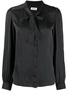 Zadig&Voltaire атласная блузка Taos
