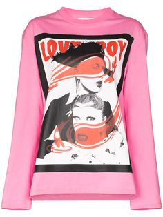 Charles Jeffrey Loverboy Portrait print sweatshirt