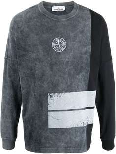 Stone Island футболка с длинными рукавами и логотипом