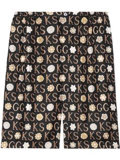 Gucci x Ken Scott knee-length shorts