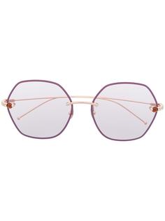 Pomellato Eyewear солнцезащитные очки в круглой оправе