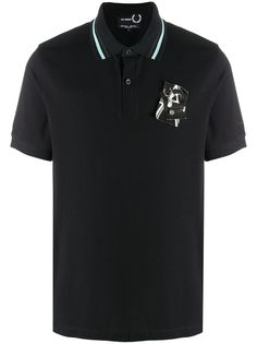 Raf Simons X Fred Perry рубашка поло с логотипом