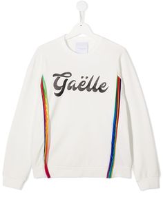 Gaelle Paris Kids толстовка с контрастными полосками
