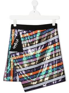 Gaelle Paris Kids юбка с запахом и пайетками