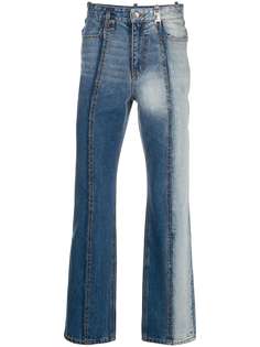 Ader Error прямые джинсы с эффектом потертости