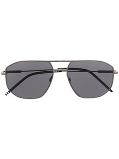 Tommy Hilfiger солнцезащитные очки-авиаторы в массивной оправе