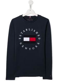 Tommy Hilfiger Junior толстовка с графичным принтом