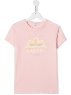 LANVIN Enfant футболка с логотипом
