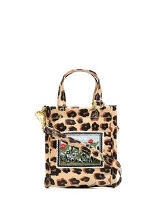 Vivetta сумка-тоут с леопардовым принтом