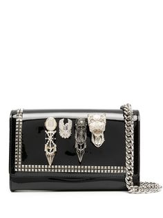 Philipp Plein декорированный клатч с заклепками