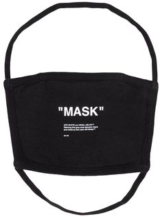 Off-White маска для лица с принтом Mask
