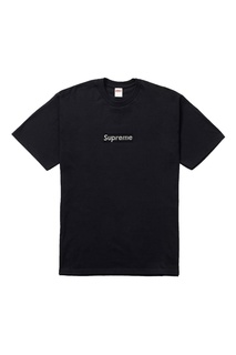 Футболка Supreme Swarovski Box Logo Tee