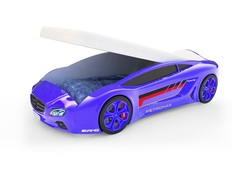 Кровать-машина карлсон roadster мерседес с подъемным механизмом (magic cars) синий 105x49x174 см.