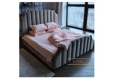 Комплект постельного белья южный персик stonewash (vanillas home) розовый 180x210 см.