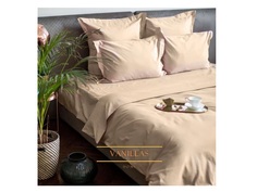 Комплект постельного белья пески сахары (vanillas home) бежевый 200x220 см.
