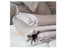 Комплект постельного белья лондонский туман (vanillas home) серый 180x210 см.