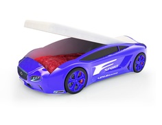 Кровать-машина карлсон roadster лексус с подъемным механизмом (magic cars) синий 105x49x174 см.