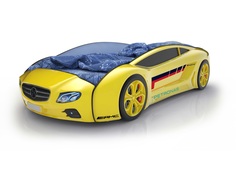 Кровать-машина карлсон roadster мерседес (без доп.опций) (magic cars) желтый 105x49x174 см.