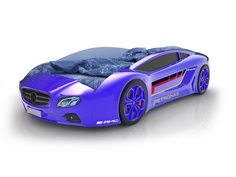 Кровать-машина карлсон roadster мерседес (без доп.опций) (magic cars) синий 105x49x174 см.