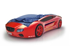 Кровать-машина карлсон roadster мерседес (без доп.опций) (magic cars) красный 105x49x174 см.