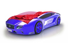 Кровать-машина карлсон roadster лексус (без доп.опций) (magic cars) синий 105x49x174 см.