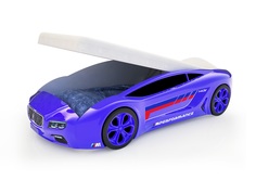 Кровать-машина карлсон roadster бмв с подъемным механизмом (magic cars) синий 105x49x174 см.