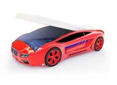 Кровать-машина карлсон roadster бмв с подъемным механизмом (magic cars) красный 105x49x174 см.