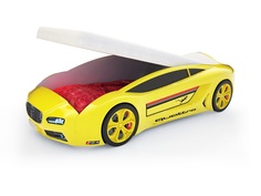 Кровать-машина карлсон roadster ауди с подъемным механизмом (magic cars) желтый 105x49x174 см.