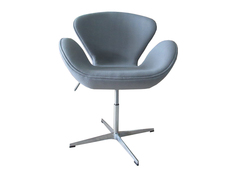 Кресло swan chair (bradexhome) серый 61x95x61 см.