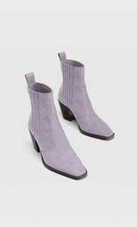 Stradivarius Ботильоны В Стиле Кантри С Тиснением Женская Коллекция Multicolor 35