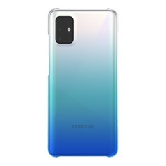 Чехлы для смартфонов Чехол (клип-кейс) SAMSUNG WITS Gradation Hard Case, для Samsung Galaxy A51, синий [gp-fpa515wsblr]