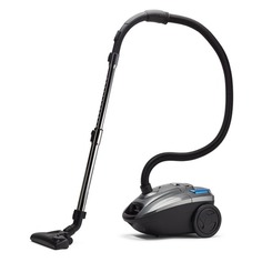 Пылесос Midea VCB43C16A, 1800Вт, серебристый/голубой